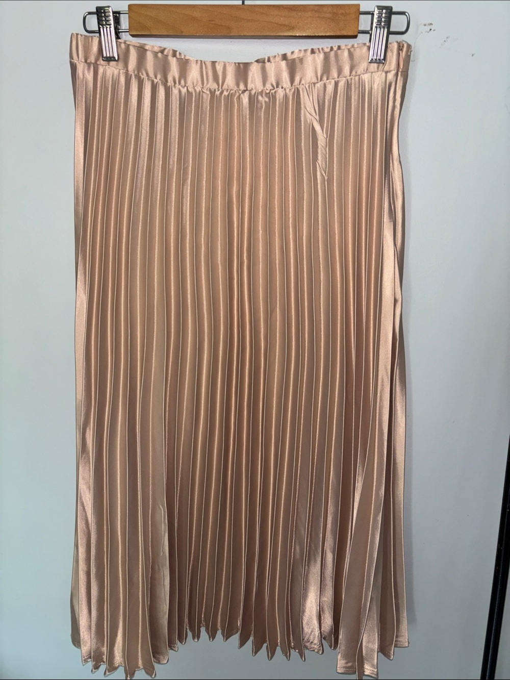 Haute Monde Pleated Midi Skirt